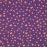 Dzianina dresowa pętelkowa serca | Poppy Fabrics – lilia/stary róż,  thumbnail number 1