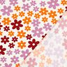 Miękka dzianina dresowa kolorowe kwiaty | Poppy Fabrics – mleczna biel,  thumbnail number 4