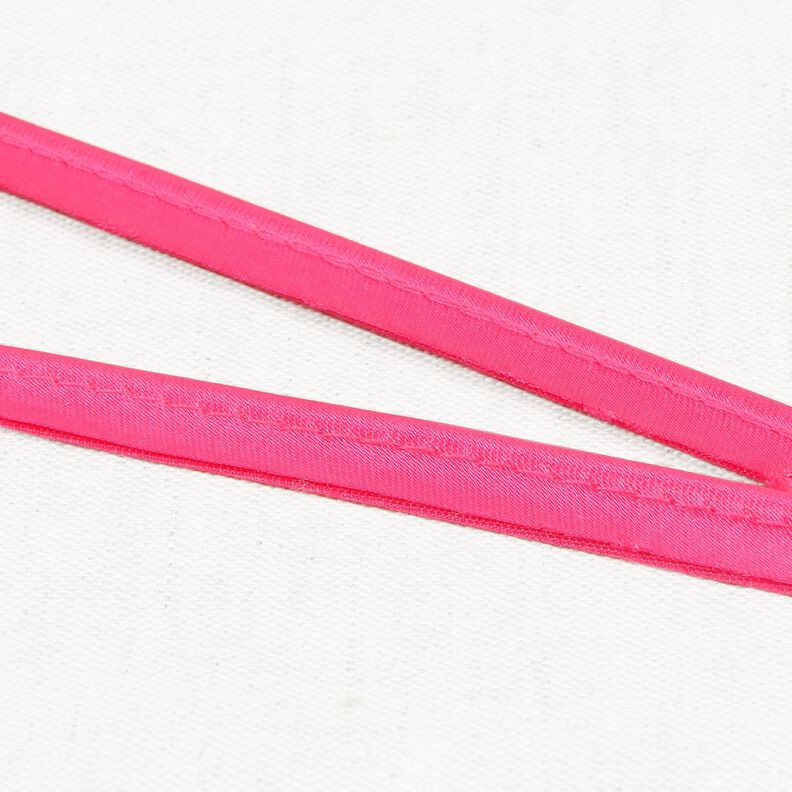 Satyna Taśma wypustkowa [10 mm] – pink,  image number 1