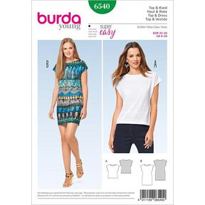 Top / Sukienka, Burda 6540, 