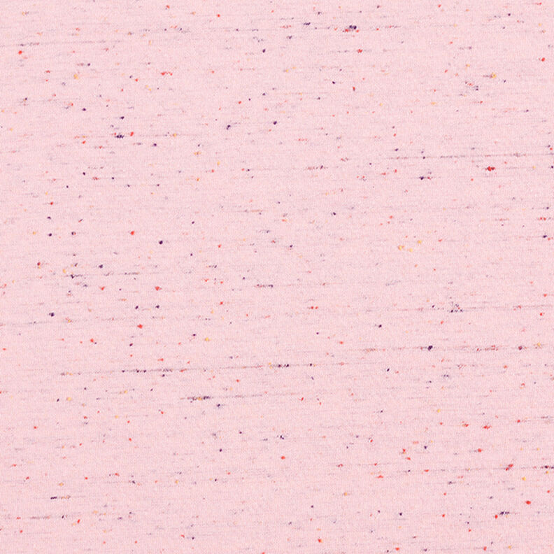 Miękka dzianina dresowa kolorowe plamki – róż,  image number 1