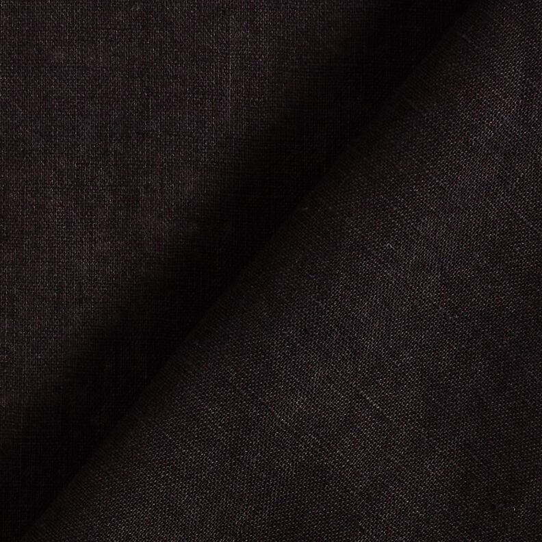Lekka mieszanka lnu, wstępnie uprana – czerń,  image number 4