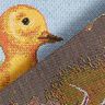 Panel dekoracyjny gobelin kurczaczki i pisanki – jasnoniebieski,  thumbnail number 4