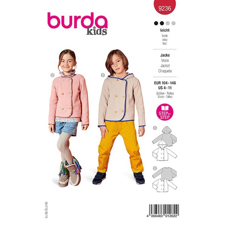 Kurtka | Burda 9236 | 104-140,  image number 1