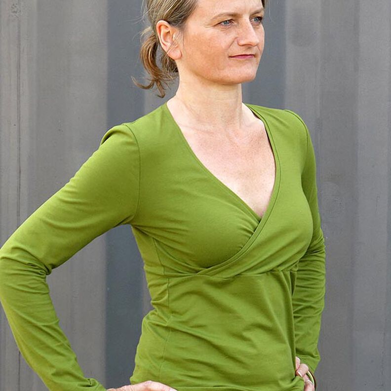KOBIETA LIESE koszula kopertowa | Studio Przycięcie na wymiar | XS-XXL,  image number 8