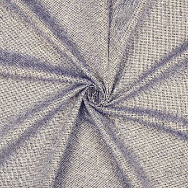 Chambray lureks melanż | Poppy Fabrics – błękit/kość słoniowa,  image number 3