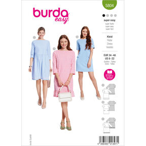 Sukienka | Burda 5804 | 34-48, 