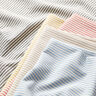 Mieszanka bawełny z wiskozą paski – jasnoniebieski/mleczna biel,  thumbnail number 6