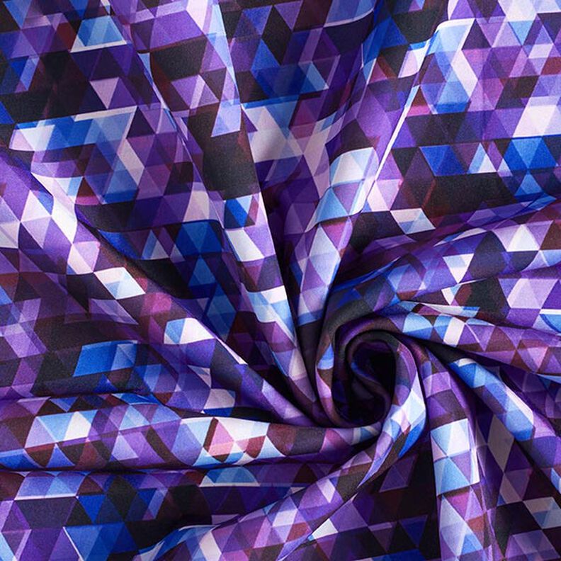 Softshell kolorowe trójkąty nadruk cyfrowy – winogronowy,  image number 4