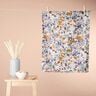 Pika waflowa Akwarelowe kwiaty | Poppy Fabrics – biel/lawendowy,  thumbnail number 8