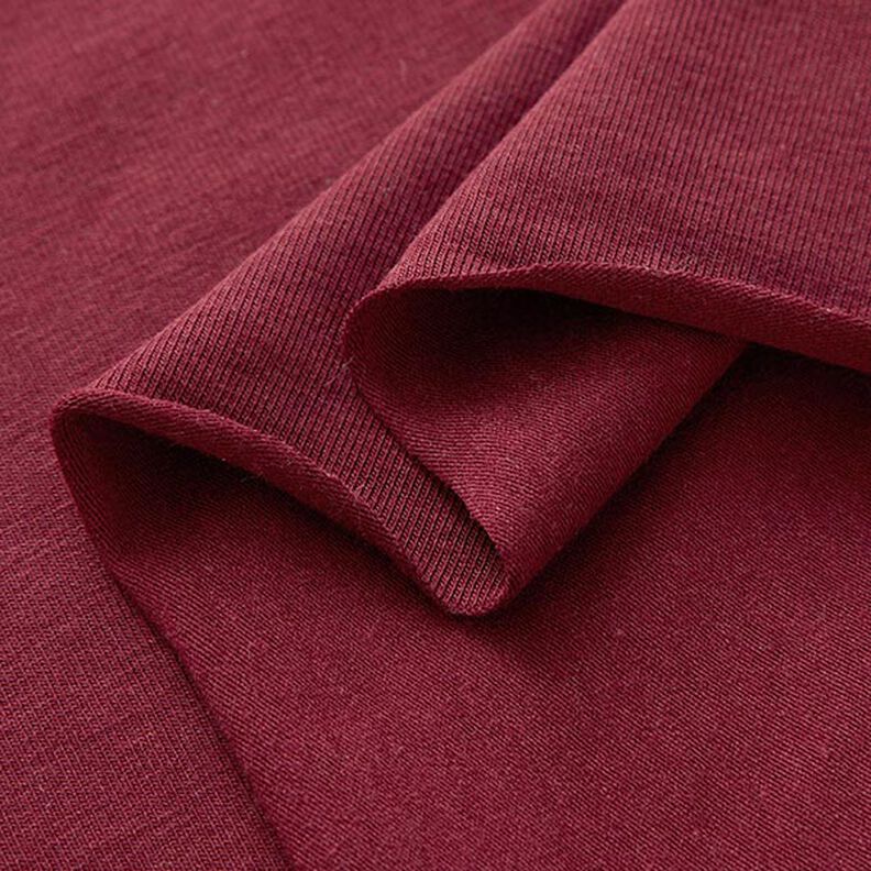 Bambus Dżersej wiskozowy Jednokol – bordo,  image number 4