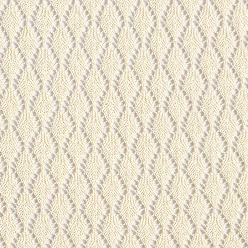 Dzianina swetrowa Crochette – mleczna biel,  image number 1