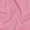 Tkanina bawełniana Żakard karo i serca – pink/biel,  thumbnail number 2