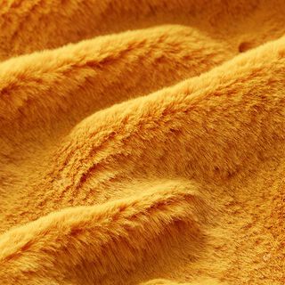 Tkanina tapicerska Sztuczne futerko – żółty curry, 
