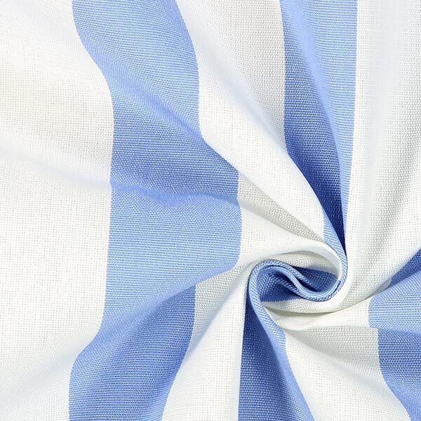 Tkanina na markizy w paski Toldo – biel/jasnoniebieski,  image number 2