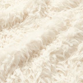 Sztuczne futerko pióra, jednokol | Katia Fabrics – biel, 