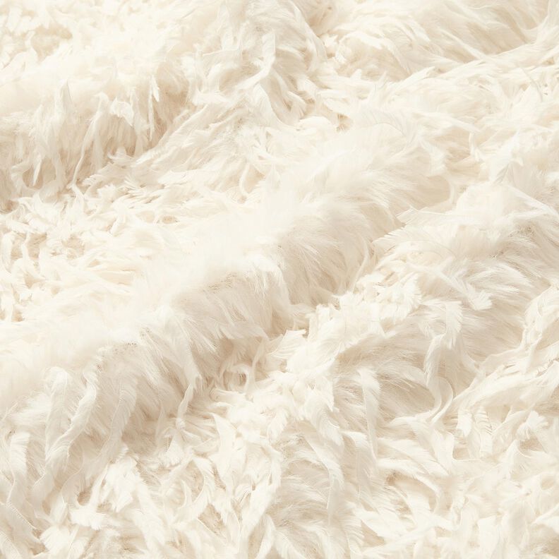 Sztuczne futerko pióra, jednokol | Katia Fabrics – biel, image number 3