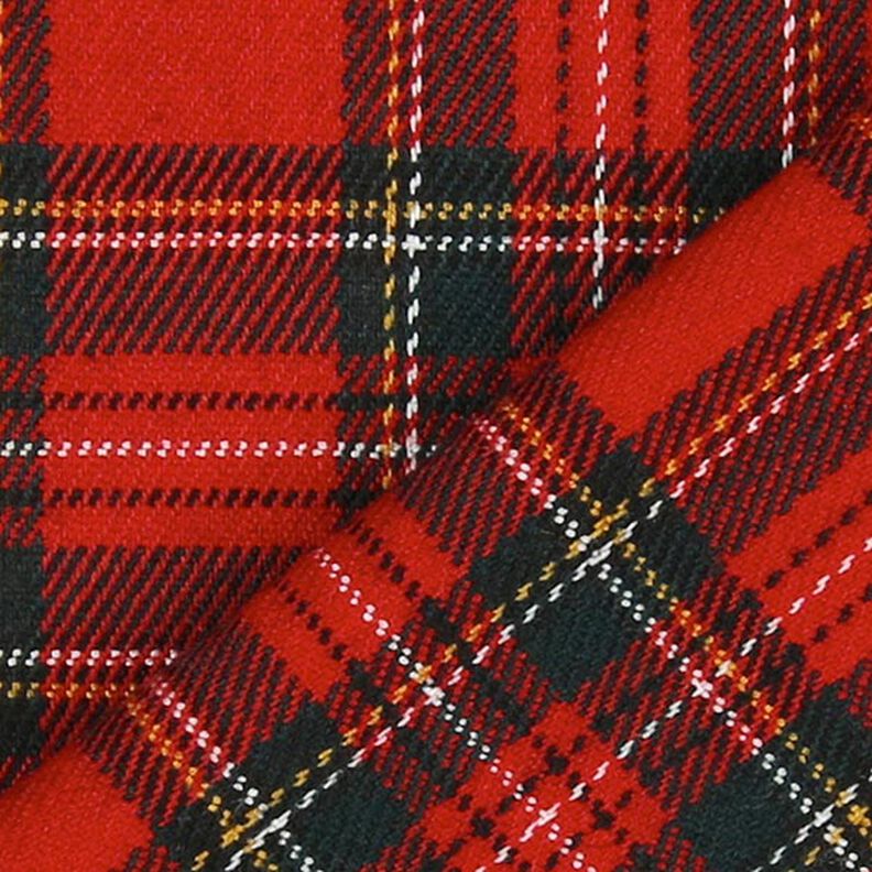 Szkocka krata Tartan kratka mała – czerwień,  image number 3
