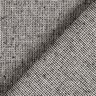 Tkanina dekoracyjna half panama o strukturze prążków bawełna z recyklingu – czerń/biel,  thumbnail number 3