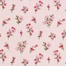 Tkanina bawełniana Kreton kwiaty mini – różowy/intensywny róż,  thumbnail number 1