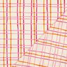 Popelina bawełniana falista krata | Poppy Fabrics – krem/róż,  thumbnail number 4