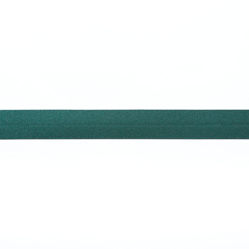 Taśma skośna Satyna [20 mm] – zieleń jałowcowa,  image number 1
