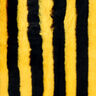 Sztuczne futerko – paski pszczoły – czerń/żółć,  thumbnail number 1