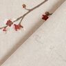 Tkanin dekoracyjna Half panama japoński kwiat wiśni – naturalny/burgund,  thumbnail number 5