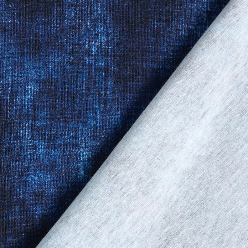 Dżersej bawełniany wygląd dżinsu | Glitzerpüppi  – ciemnogranatowy/indygo,  image number 4