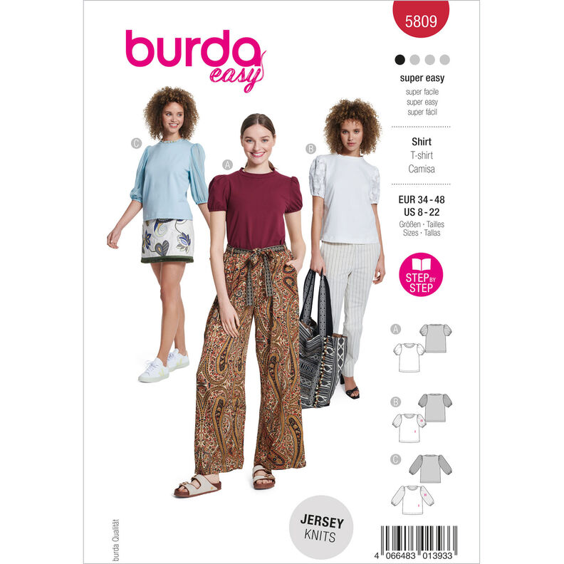 Koszula | Burda 5809 | 34-48,  image number 1