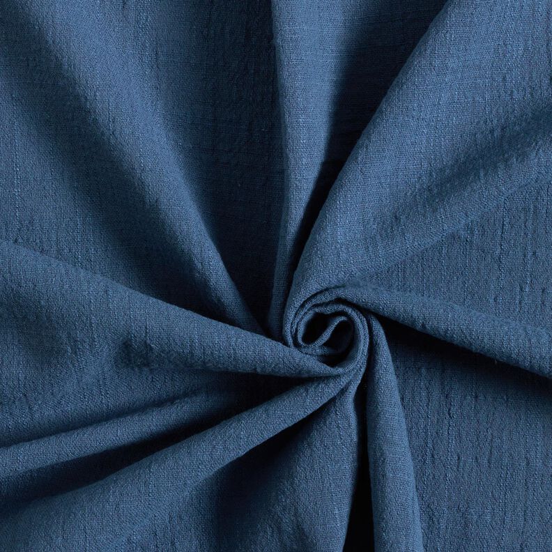 Tkanina bawełniana z efektem lnu – błękit królewski,  image number 1