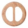 Klamra drewniana okrągła  – beż,  thumbnail number 1