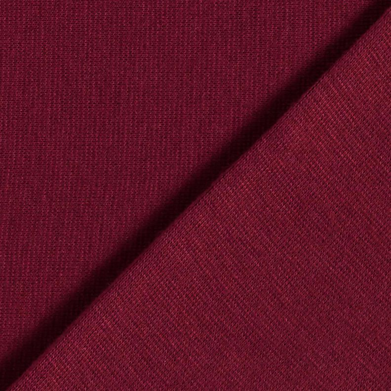 Dzianina ściągaczowa jednokol. – bordo,  image number 3