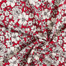 Dżersej wiskozowy, morze kwiatów – czerwień karminowa,  thumbnail number 3