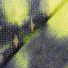 Dzianinowa koronka, batik i złote romby – granat/neonowa żółć,  thumbnail number 4