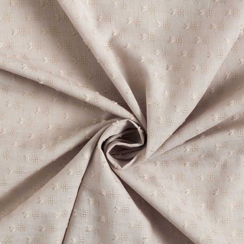Ażurowa tkanina bawełniana dobby – zawilec,  image number 4