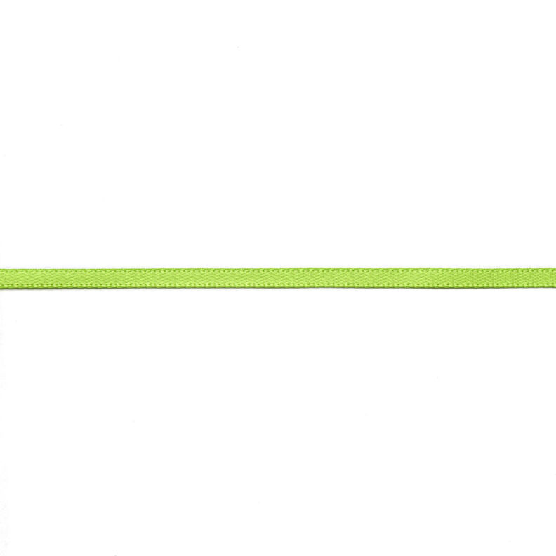 taśma satynowa [3 mm] – zielone jabłuszko,  image number 1