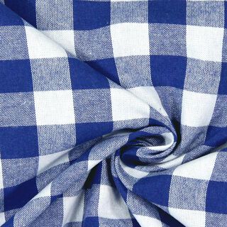 Tkanina bawełniana Vichy - 1,7 cm – błękit królewski, 