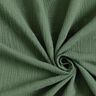Muślin / Tkanina double crinkle Haft angielski motywy kwiatowe – ciemna zieleń,  thumbnail number 3