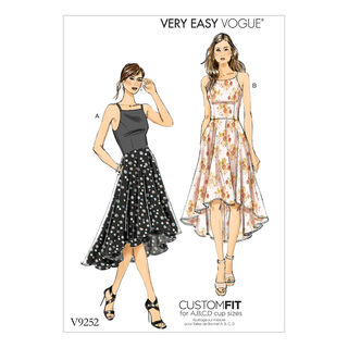 Sukienka, Vogue 9252 | 32 - 40, 