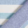 Tkanin dekoracyjna Half panama miks kolorowych pasków z recyklingu – niebieski brylantowy,  thumbnail number 4