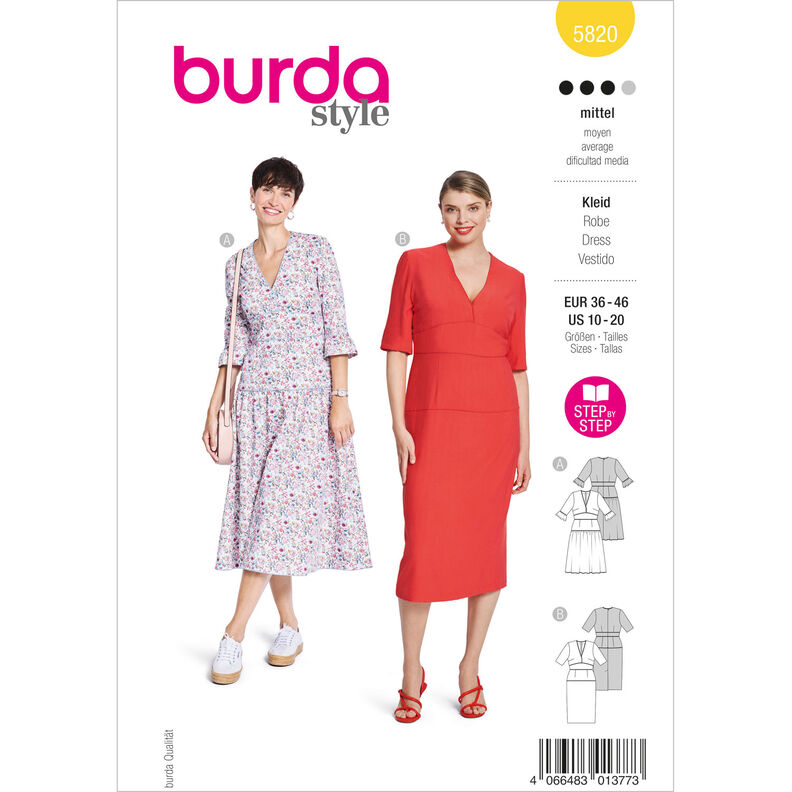 Sukienka | Burda 5820 | 36-46,  image number 1