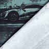 Dżersej bawełniany samochód wyścigowy nadruk cyfrowy – czerń/perłowo szary,  thumbnail number 4
