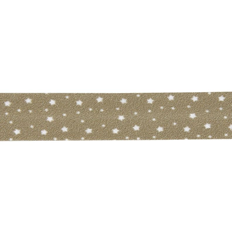 Taśma skośna gwiazdy Biobawełna [20 mm] – khaki,  image number 1