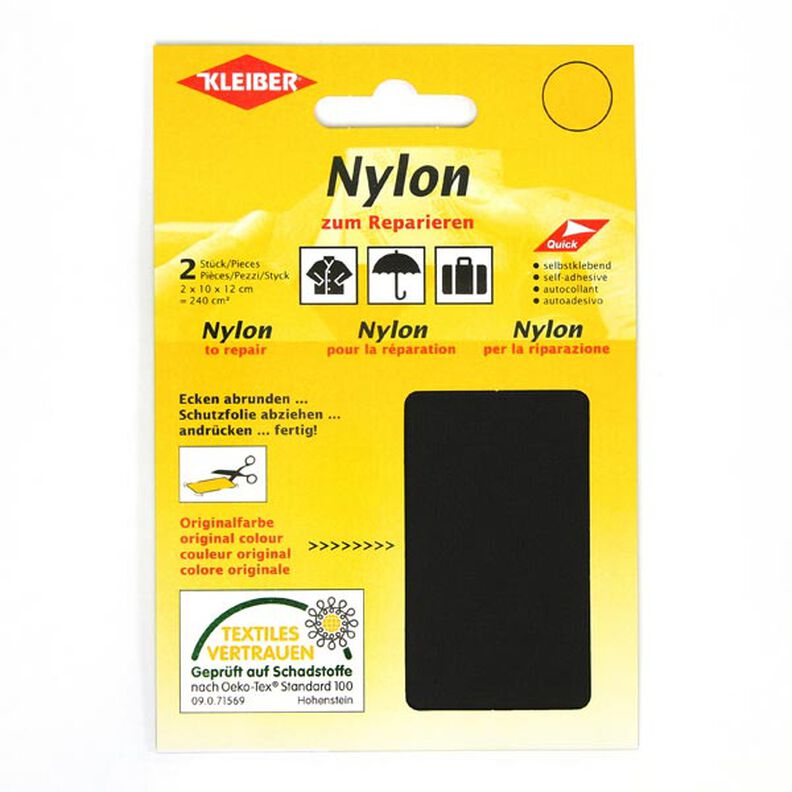 Łatki Nylon – czerń,  image number 1