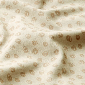 Baumwolljersey Kringel – naturalny, 