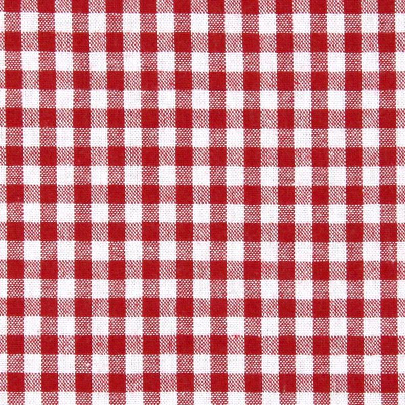 Tkanina bawełniana Kratka Vichy 0,5 cm – czerwień/biel,  image number 1