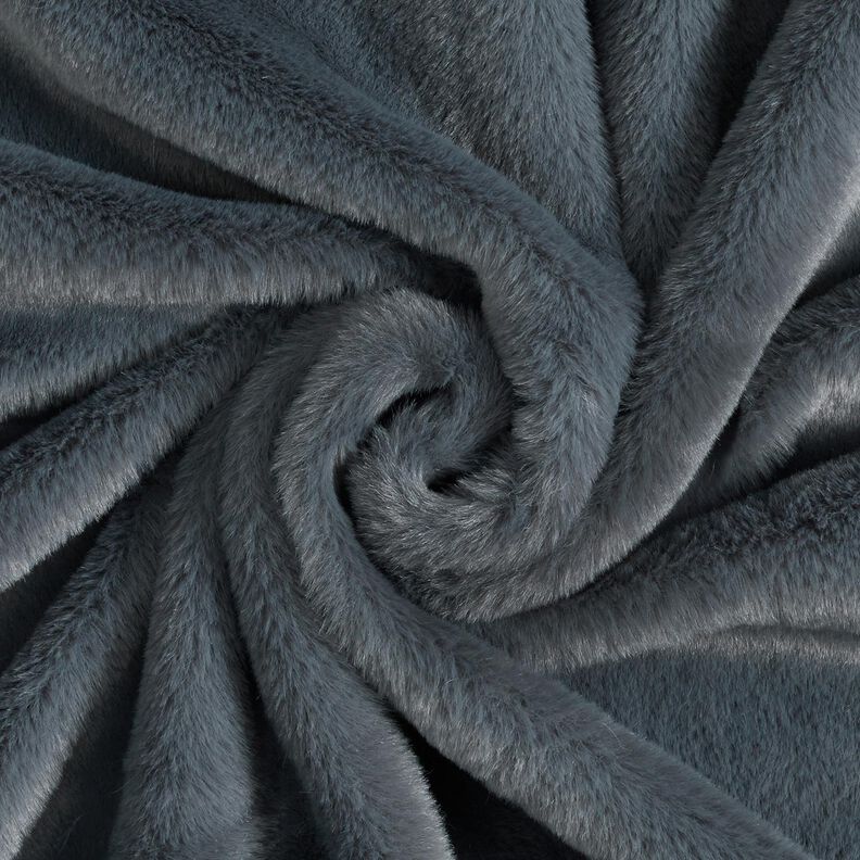wysokiej jakości, jednokolorowe sztuczne futro – szary błękit,  image number 1