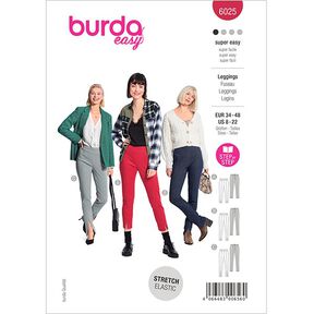 Legginsy, Burda 6025 | 34 - 48, 