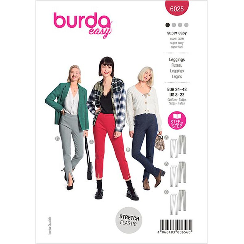 Legginsy, Burda 6025 | 34 - 48,  image number 1